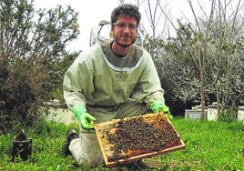 Mattia Ferramosca, en el Valle de los Mosqueros, Udías.