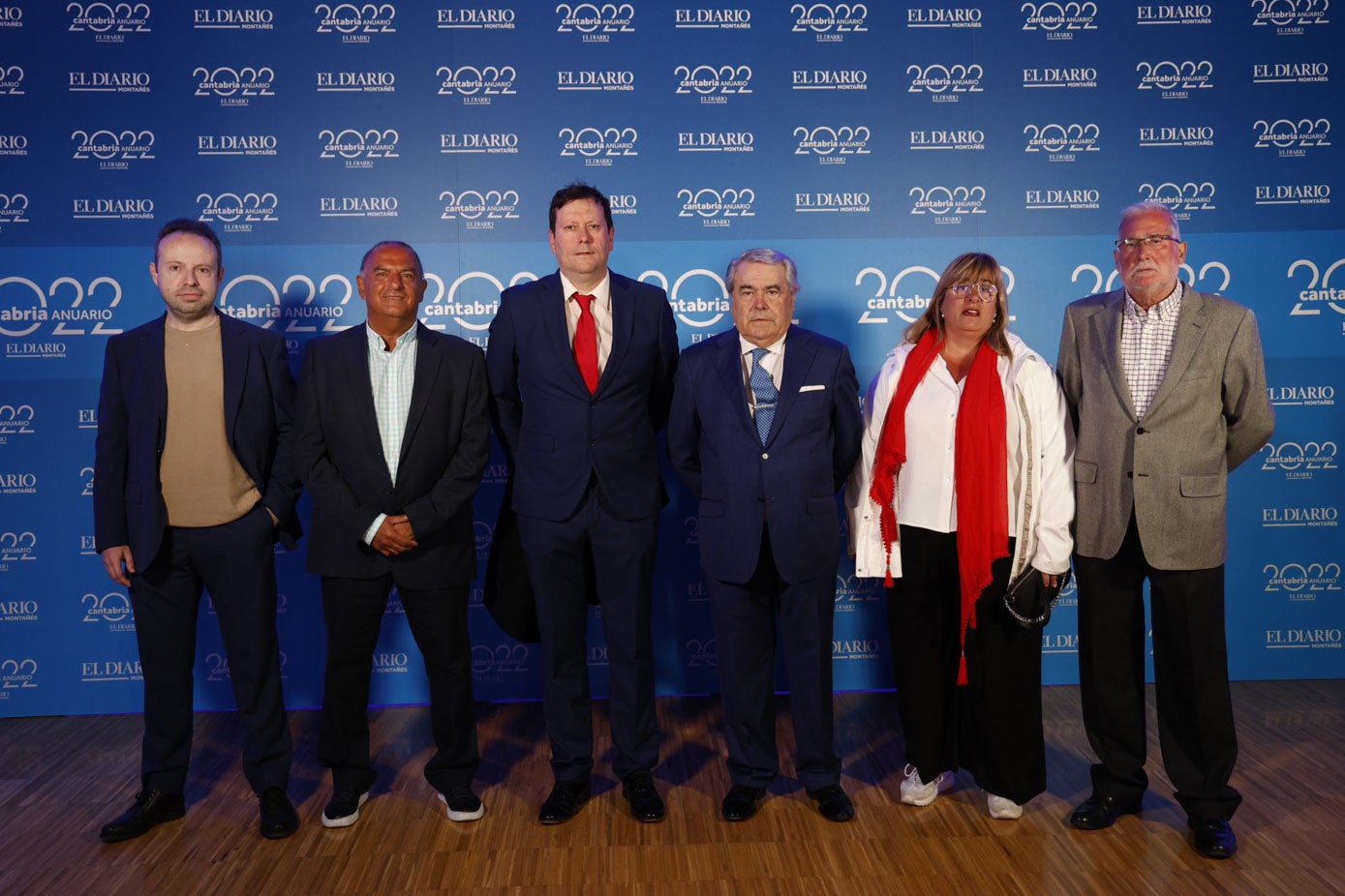 Sergio Pando, Oscar Boo, Enrique Menéndez, Víctor Bustillo, Judith Pérez y Ramón Ruiz.