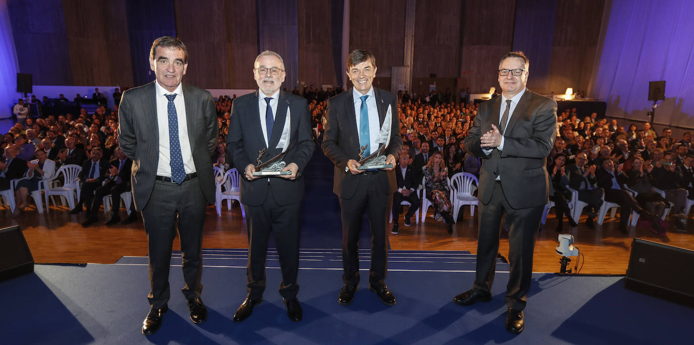 Ignacio Pérez, Ángel Pazos, Carlos Andradas e Íñigo Noriega.