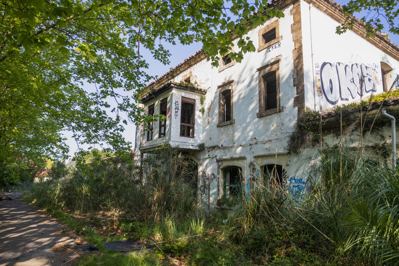 Casas sin ventanas, tejados desplomados... es el aspecto que ofrecen los edificios de La Remonta. 