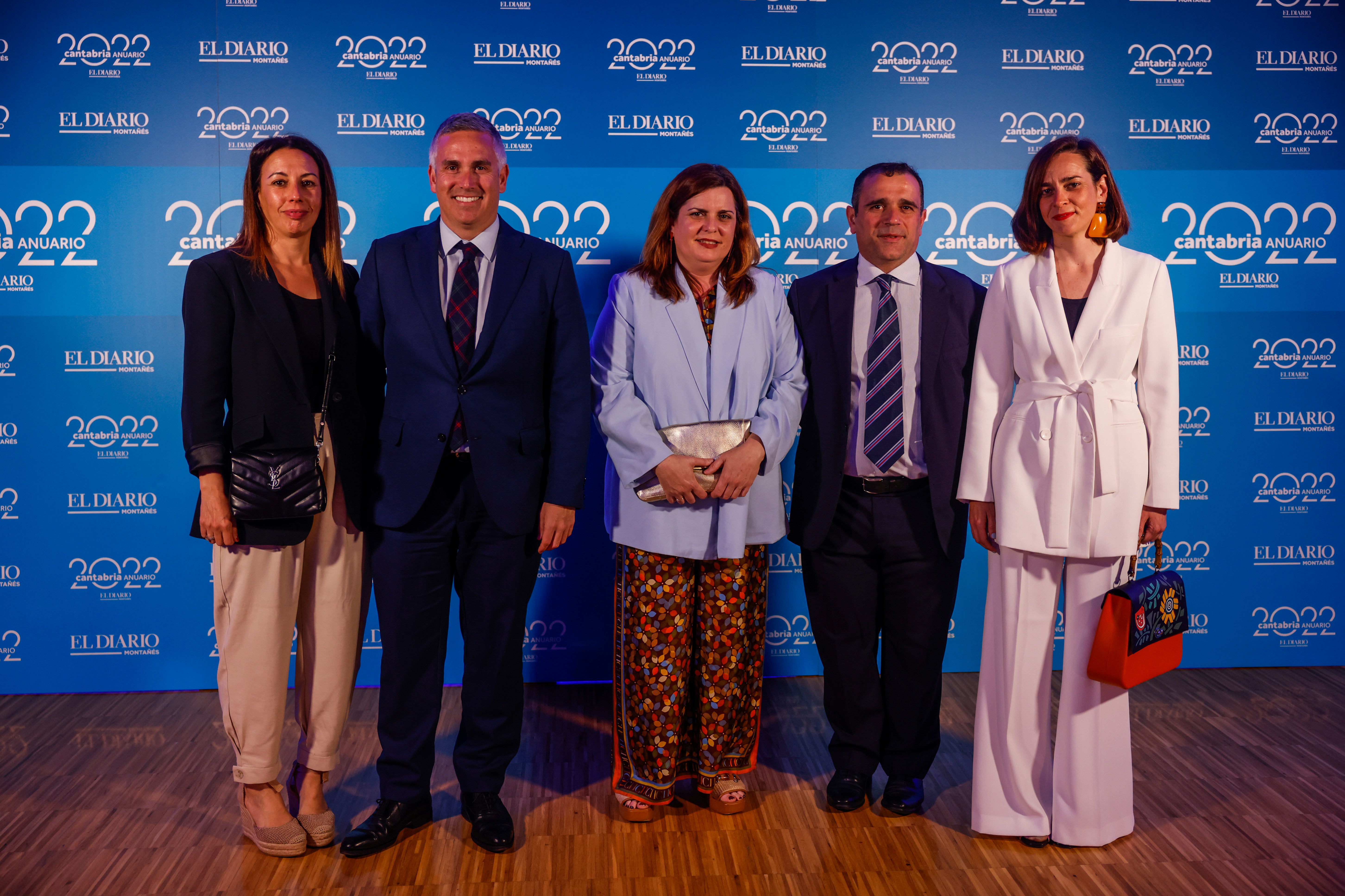 Elsa Gómez, David González, María Revenga, Santiago Sánchez y Paloma Revenga