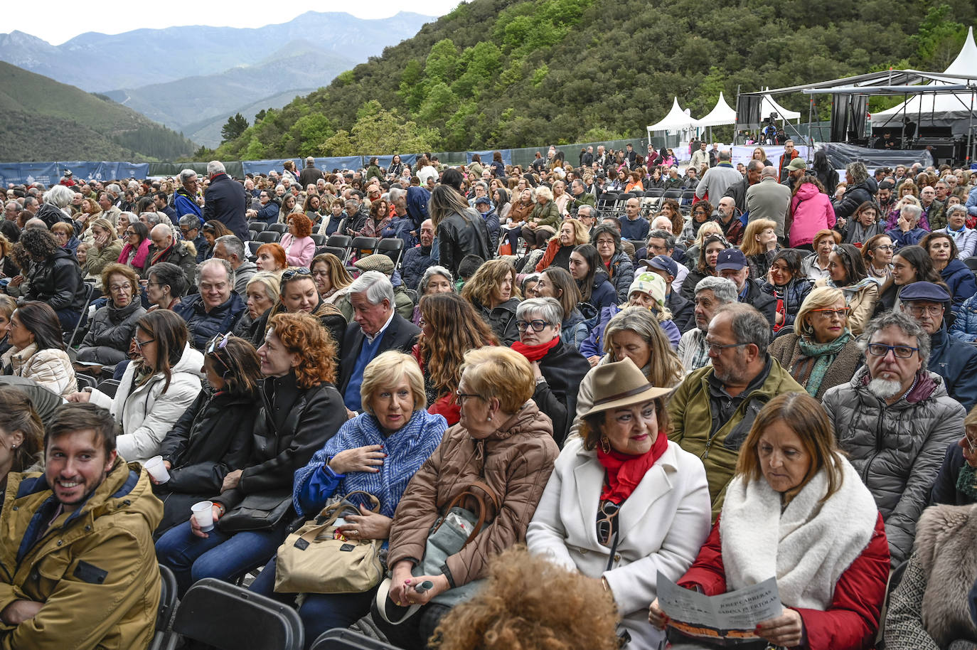 El enclave en el que se desarrolló la actuación fue uno de los grandes valores de la misma.