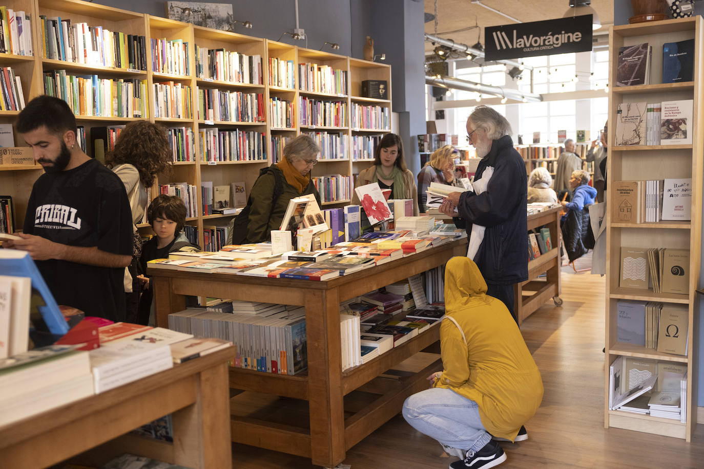 Imagen de La Vorágine, espacio de cultura crítica, que este fin de semana coincidente con el Día del Libro celebraba su décimo aniversario.