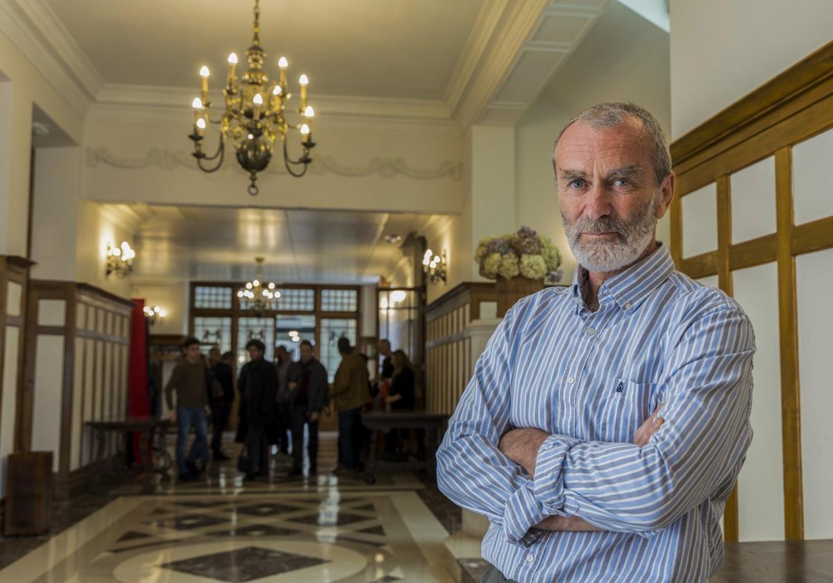 El epidemiólogo Fernando Simón, director del CCAES, ayer, en el Palacio de La Magdalena de Santander.