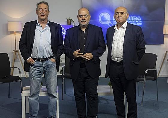 Jesús Serrera, Gonzalo Sellers y Juan Luis Fernández.