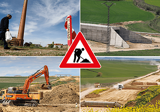 Obras en el tramo Palencia-Aguilar de Campoo