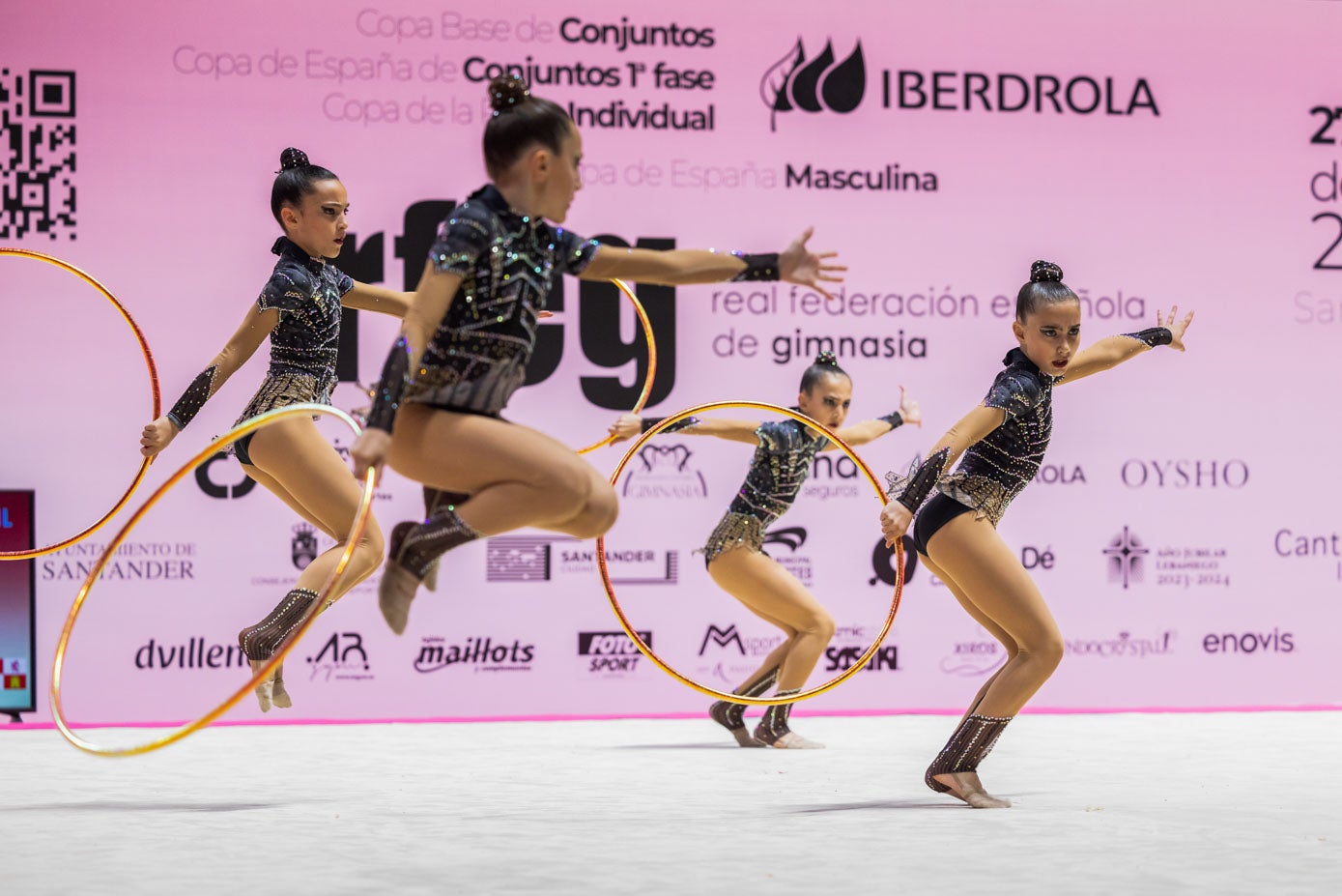 La coordinación es uno de los elementos valorados por los jueces a la hora de puntuar el ejercicio.