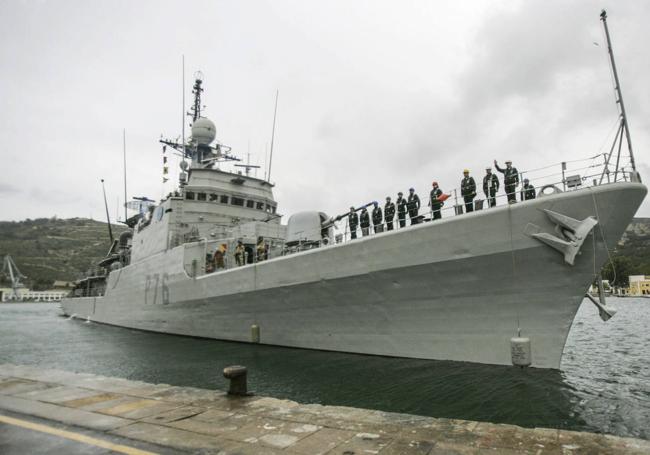 La patrullera P76 Infanta Elena que será buque museo en Suances.