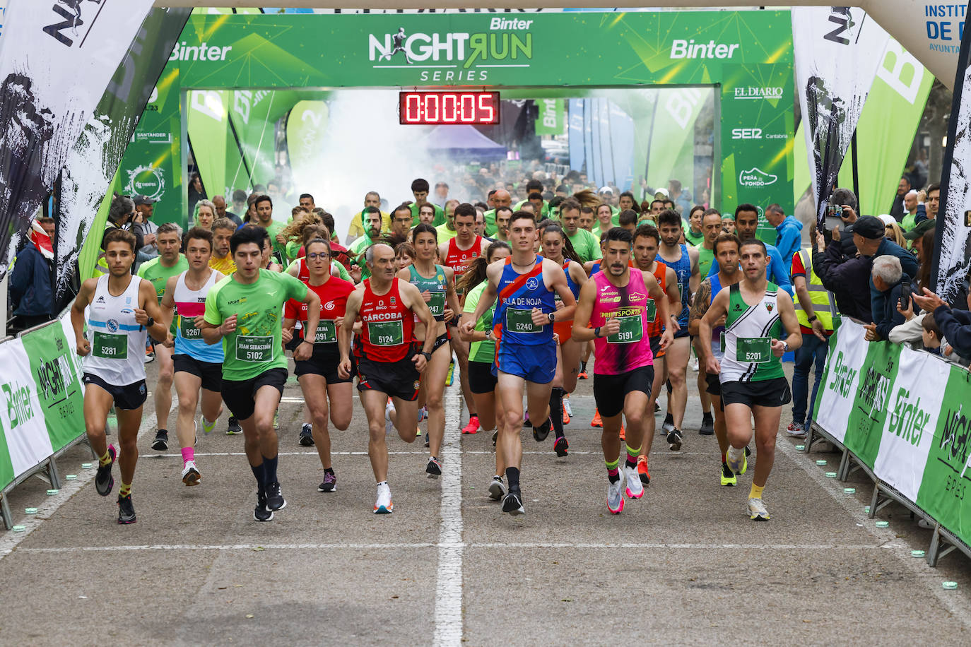 Había tres posibles pruebas de 1, 3 y 10 kilómetros. 