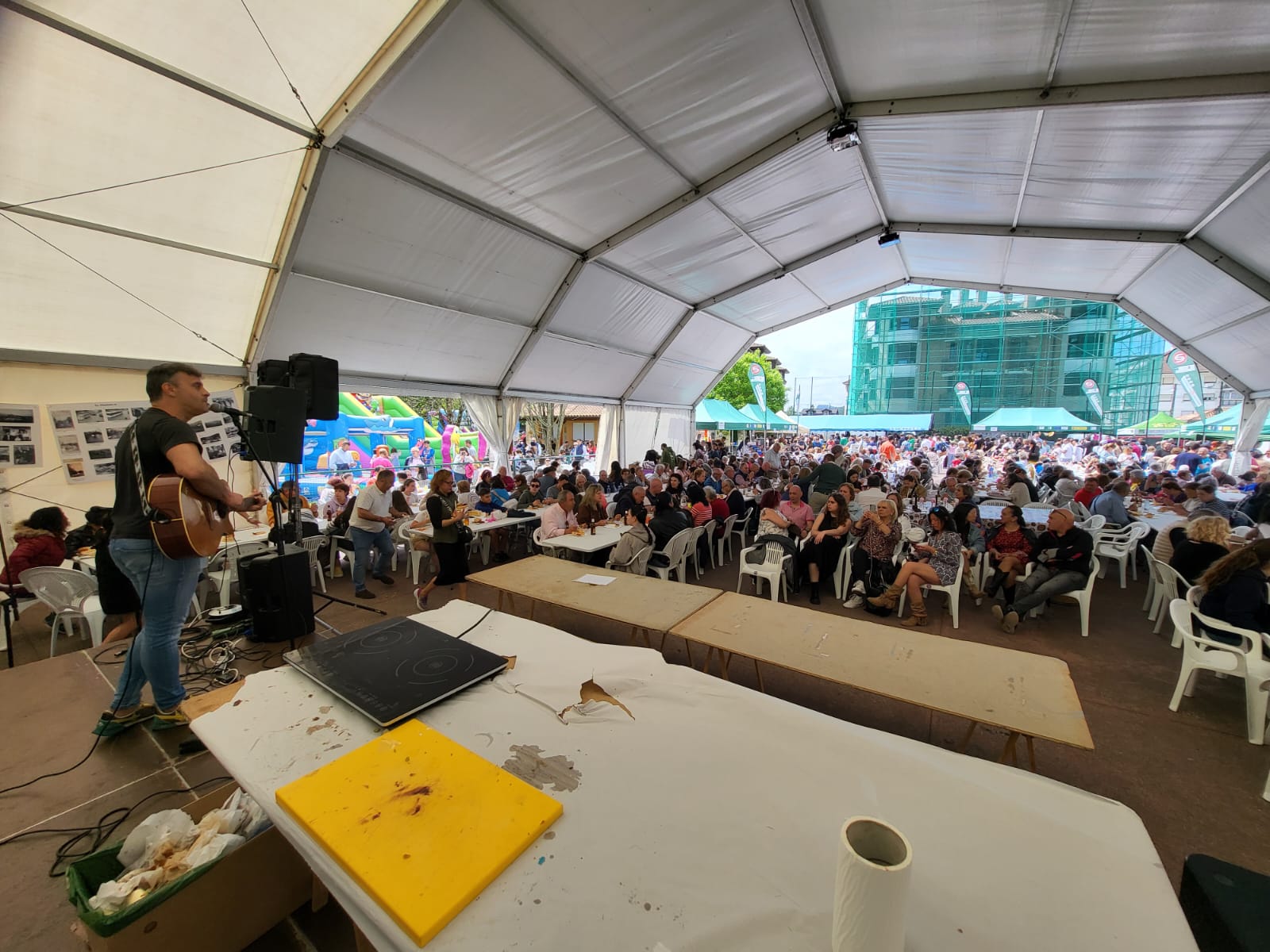 La Feria del Chocolate programo actividades toda la jornada, incluidas las musicales. 