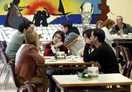 Imagen de archivo de la cafetería de la Facultad de Medicina.