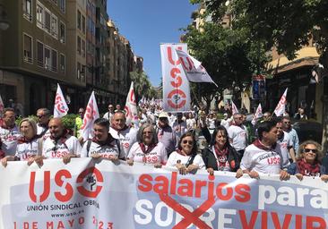 USO-Cantabria celebra el Primero de Mayo en Zaragoza