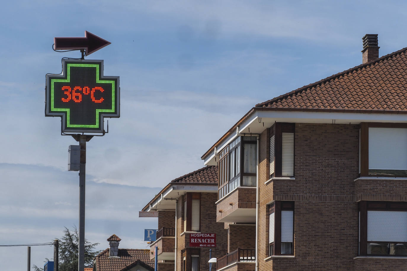 Los termómetros en Argoños han alcanzado hoy los 36 grados.