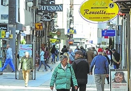 La calle Consolación de Torrelavega, una de las arterias comerciales más importantes de la ciudad.