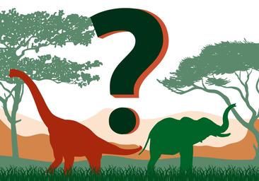 ¿Cuánto sabes sobre dinosaurios y elefantes?