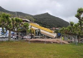 Los trabajos para crear la nueva pista de pump track ya están en marcha.