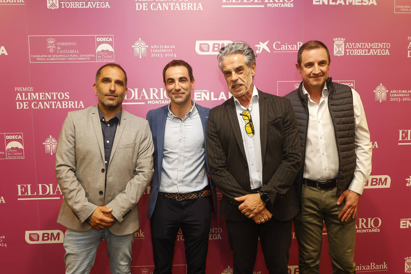 Eneko Valle, César Muriedas, Iñaki Bedia y Luis Castro.