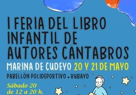 Cartel de la feria del libro infantil.