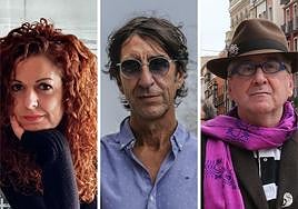 Rosa Navarro, Benjamín Prado y Luis Antonio de Villena