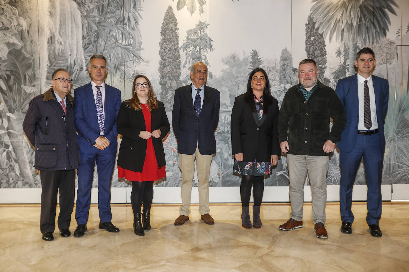 Rafael de la Iglesia, Víctor González Huervo, Rosa Mantecón, Fernando García, Ana Carrera Poncela, Héctor Sánchez y Jesús Collado.