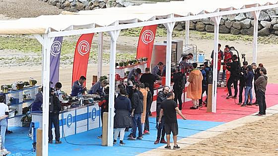 Así fue el rodaje de 'Masterchef Celebrity' en San Vicente de la Barquera