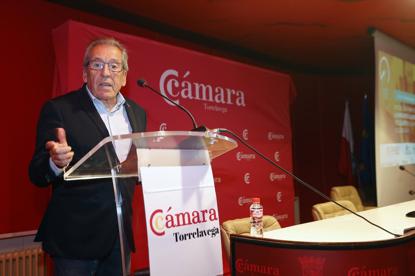 Víctor Gijón, director de relaciones institucionales de Fidban, en el cierre de la IV edición de Talento Cantabria.