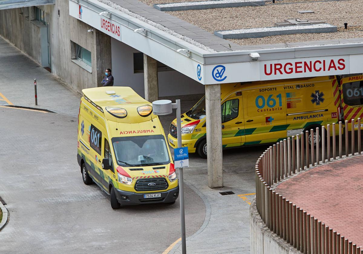 Entrada de las Urgencias de Valdecilla.