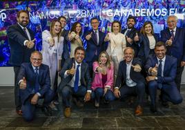 Foto de familia del PP en Madrid.