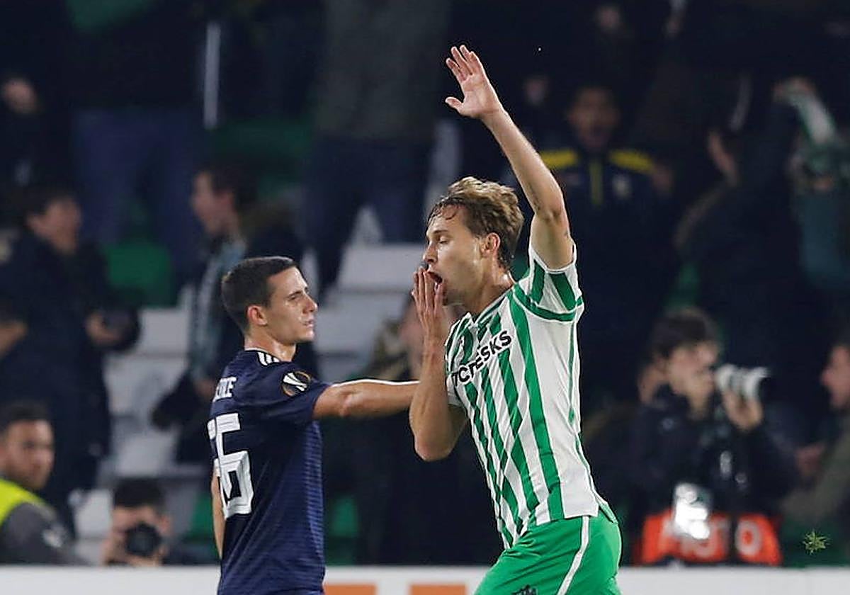 Sergio Canales, en un partido con el Betis.
