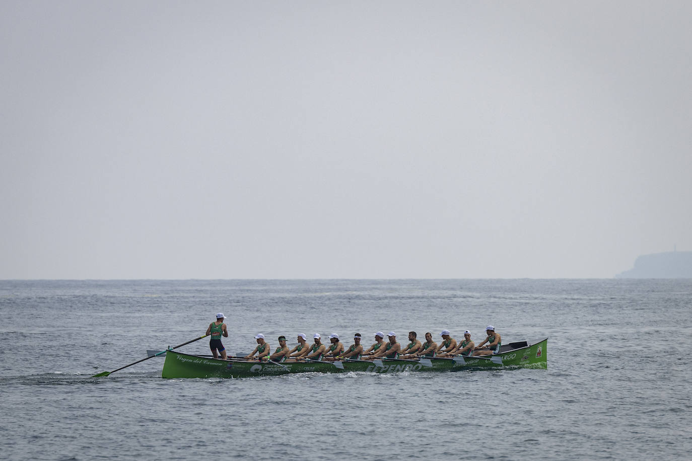 Camargo, aún en alta mar.