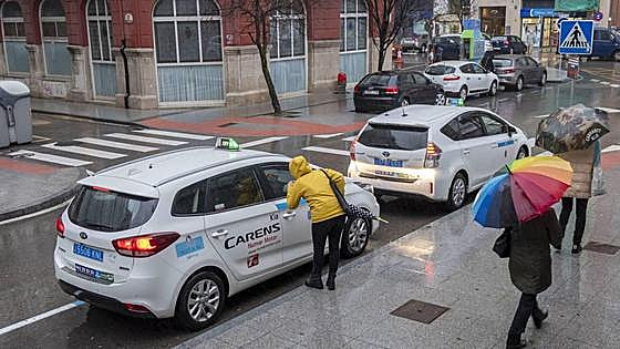 El sector del taxi en Cantabria: «La sentencia no tiene aplicación práctica aquí»