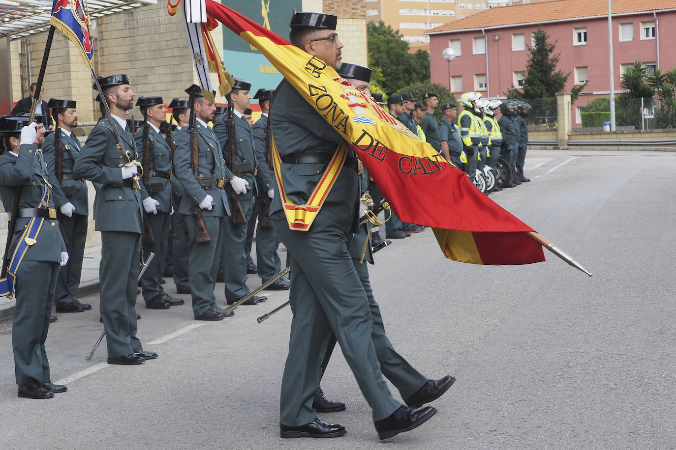 La bandera tuvo un protagoniosmo preponderante, como cada año. 