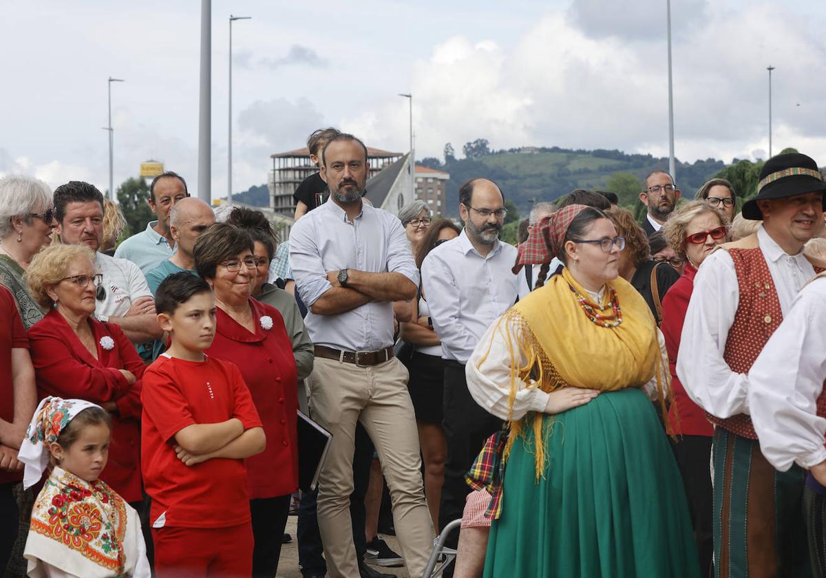 Javier López Estrada y José Luis Urraca, este sábado, en un acto en Torrelavega pocas horas después de llegar a un acuerdo de gobierno.