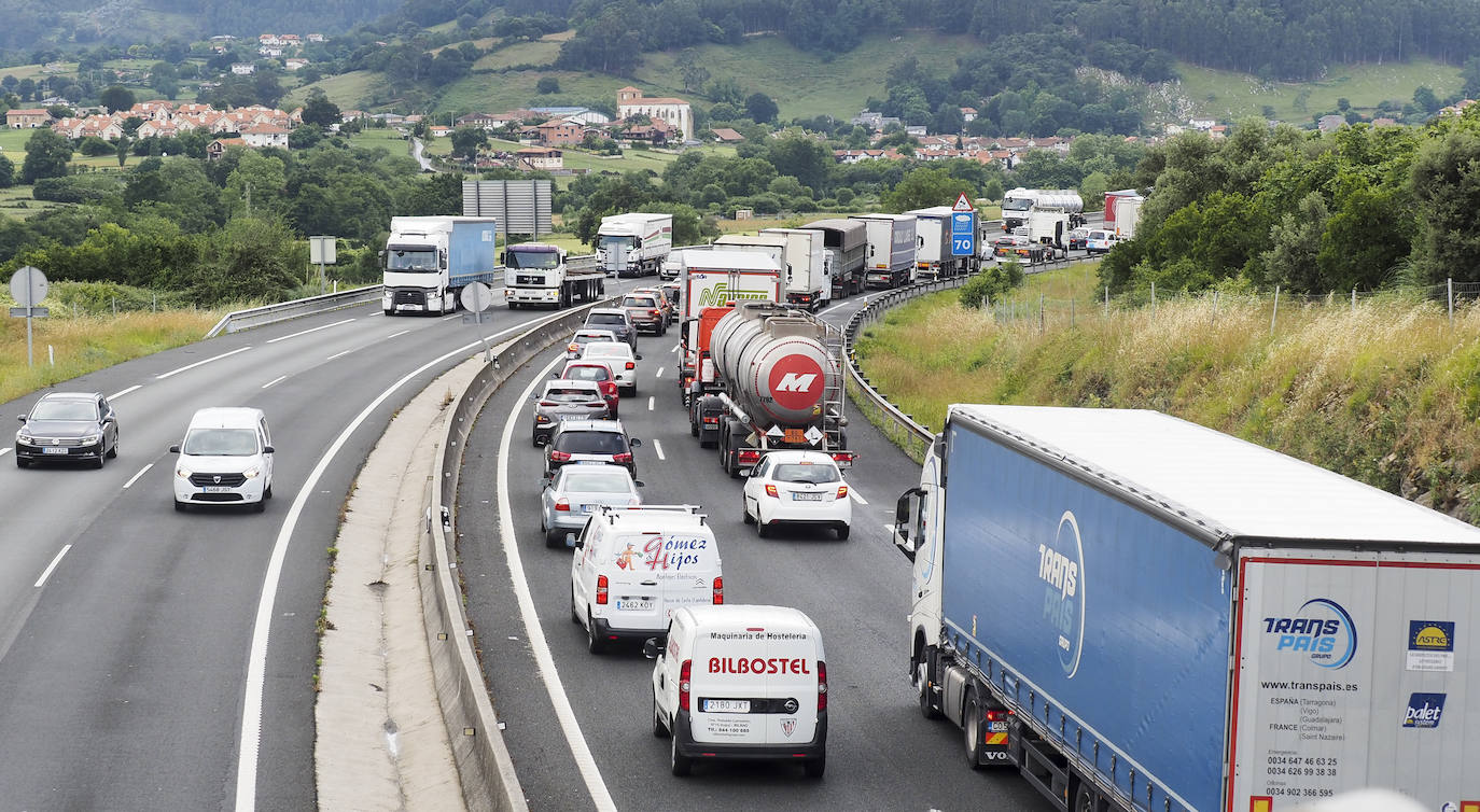 Inicialmente las retenciones llegaron hasta la zona de Santullán