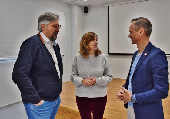 Luis Ignacio Argumosa, Paula Fernández y Javier Conde.