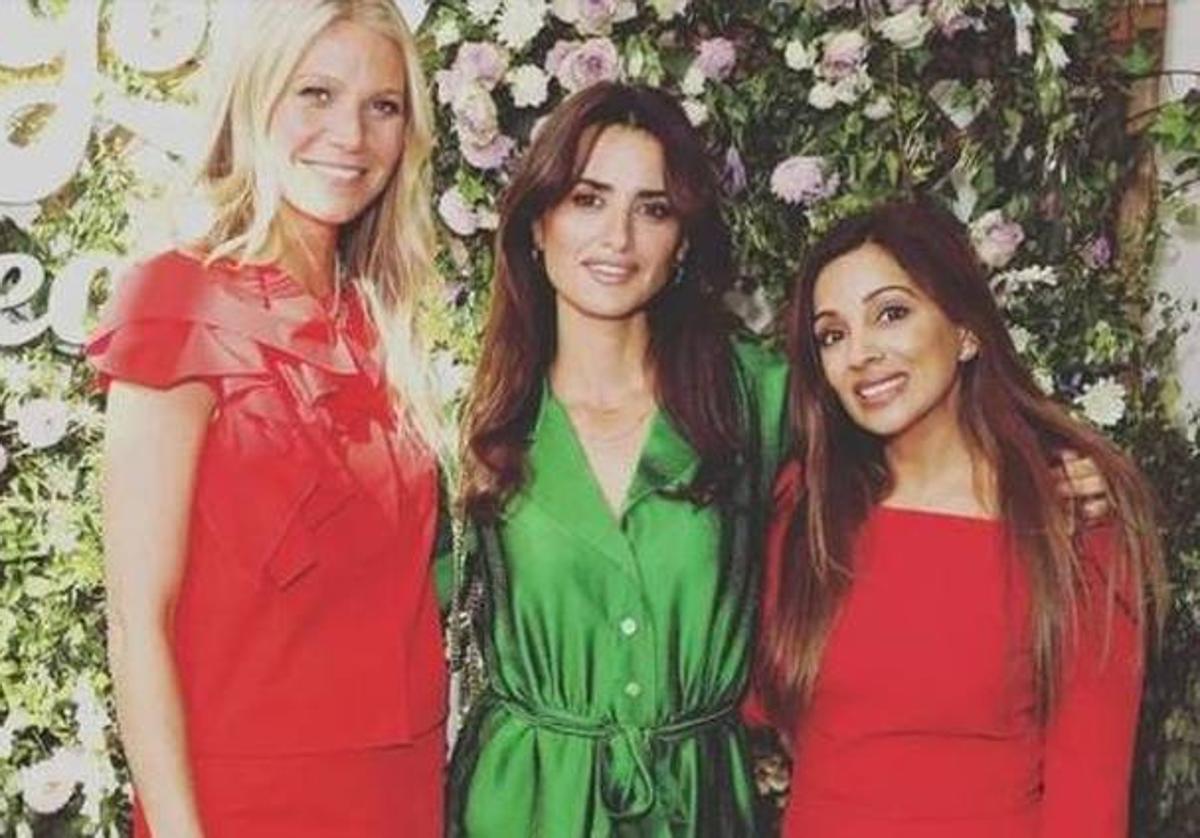 Gwyneth Paltrow, Penélope Cruz y la doctora Nigma Talib.