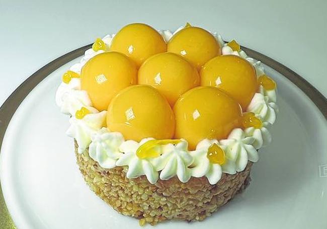 Tarta de yemas.