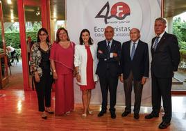 La alcaldesa Gema Igual asistió al acto del aniversario del Colegio de Economistas.