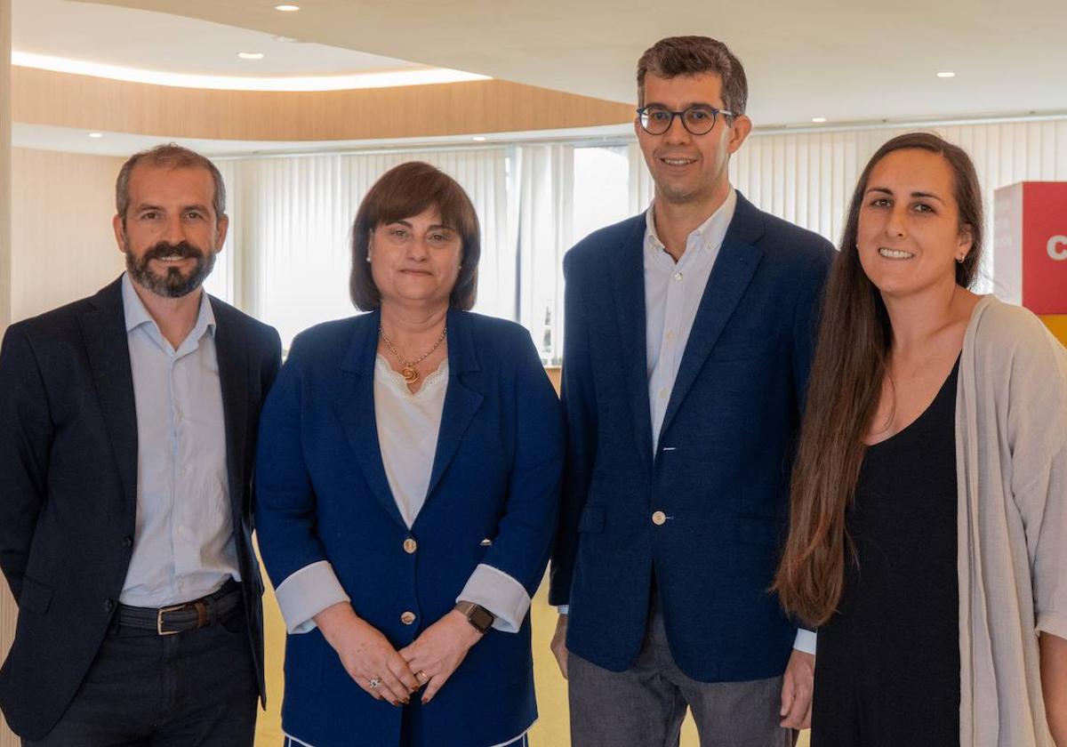 José I. Rodríguez, Begoña Torre, Jorge Castro y Laura Gobernado.