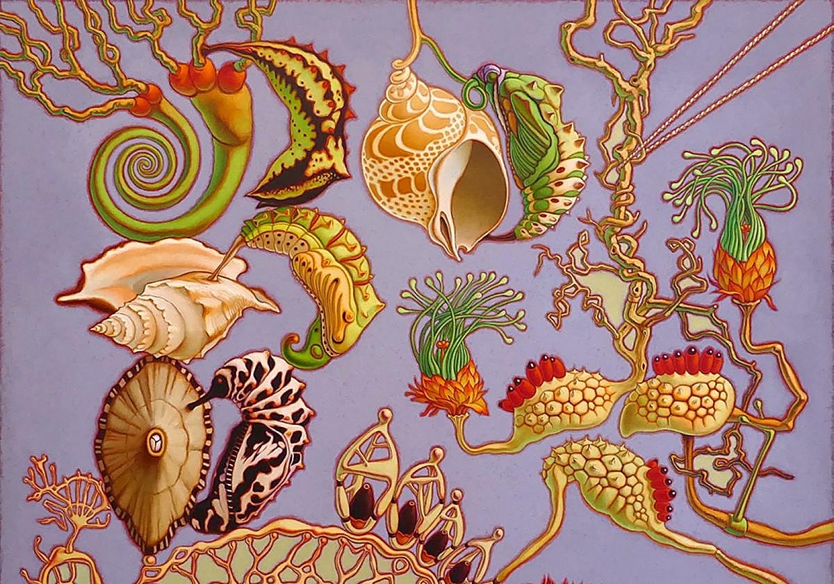 'La creación de la luz' (2019-2022). Óleo sobre lienzo.