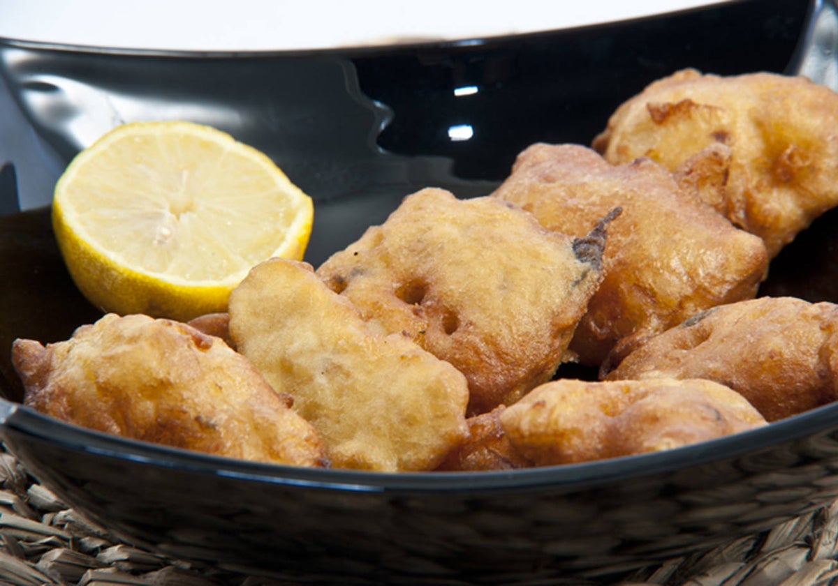 Fritos de bacalao.