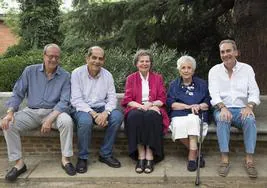 Antonio Sánchez Trigueros, Javier Díez de Revenga, Rosa Navarro, Pilar Palomo y José Lus Bernal, integrantes del jurado.
