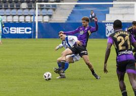 La Gimnástica, en un partido de la pasada campaña frente al Valladolid B.