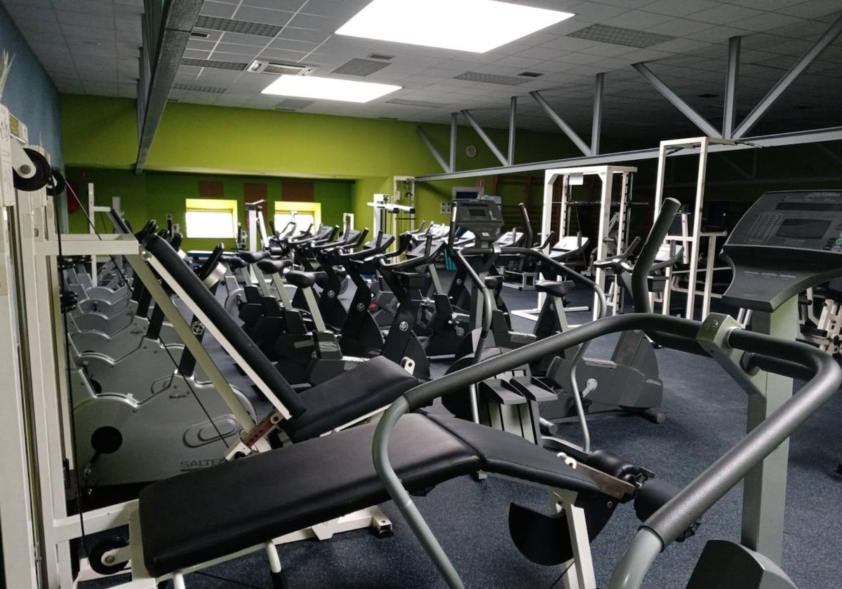 Sala de musculación del polideportivo Peru Zaballa.