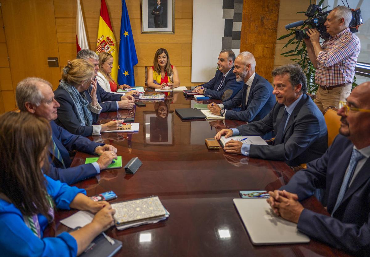 Primera reunión del consejo de Gobierno, esta mañana.