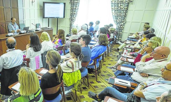 Una de las ponencias organizadas por la Escuela de Psiquiatría 'Carlos Castilla del Pino'.