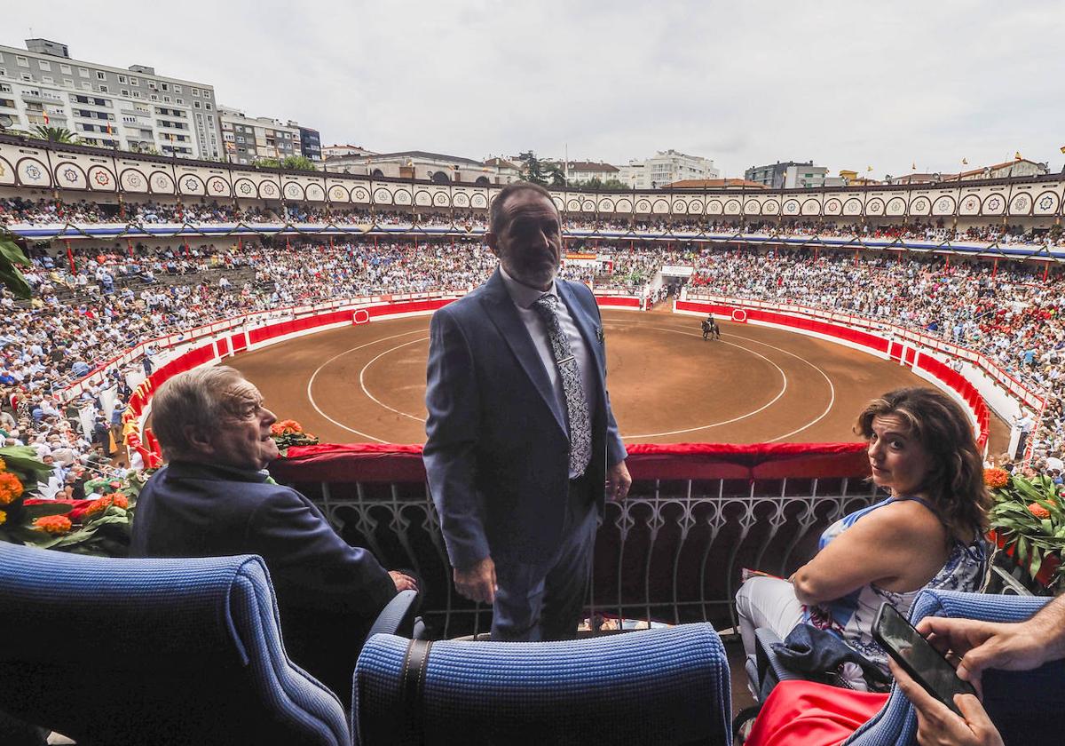 Juan Bautista Calahorra es uno de los presidentes de la plaza de toros de Cuatro Caminos.