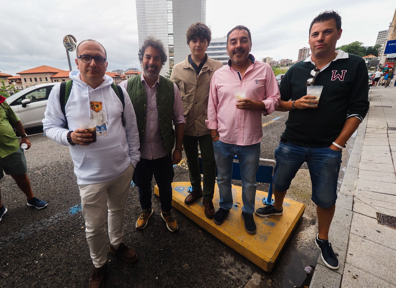 Alejandro Erena, Carmelo Borondo, Mario Gómez, Ramón Martínez y Carlos Masjonoz.