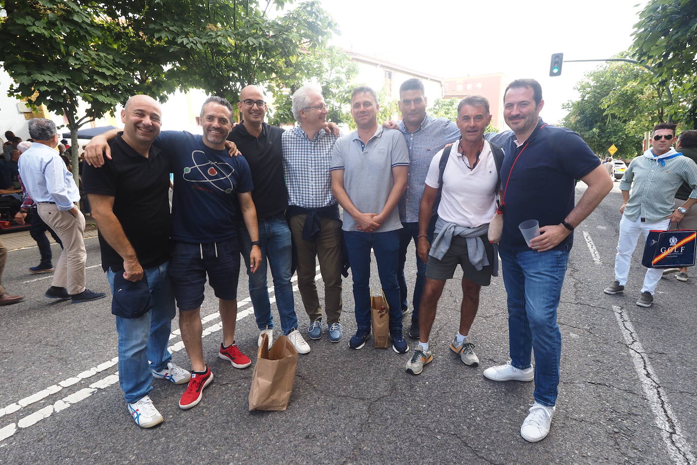 Roberto Hidalgo, David Andrés, Pablo Lisasun, Félix Wilcock, Jorge Ramírez, Sergio del Teso, José Manuel Capellán y José Manuel Escobedo.