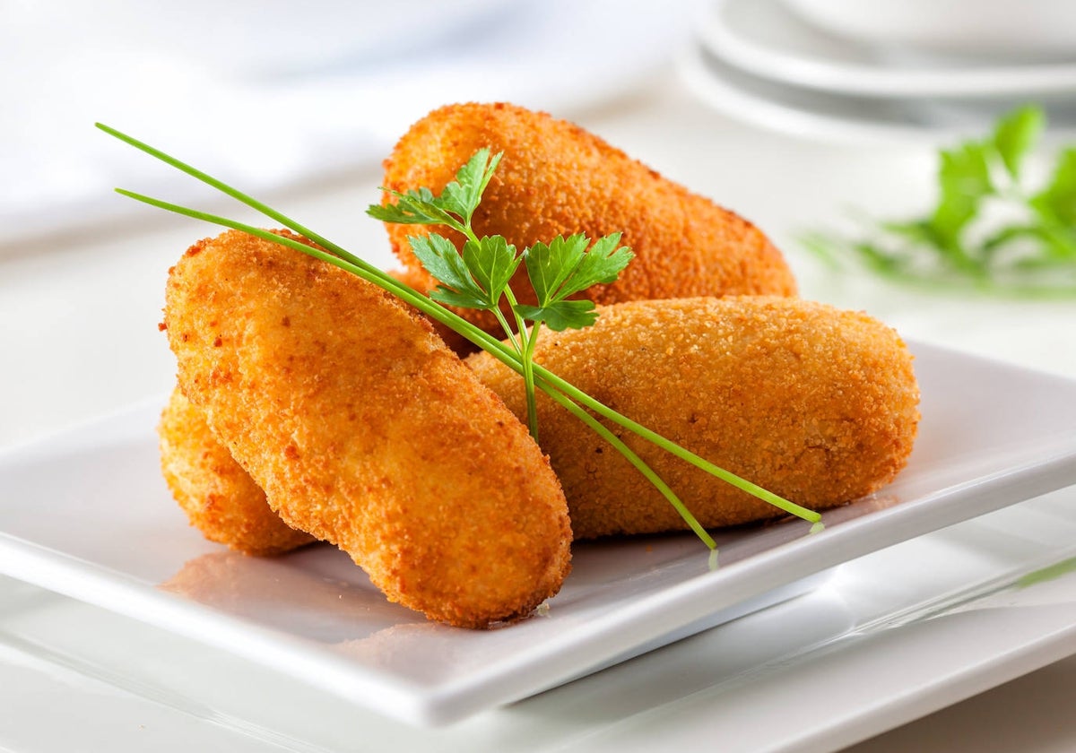 Croquetas de setas con un toque de orujo